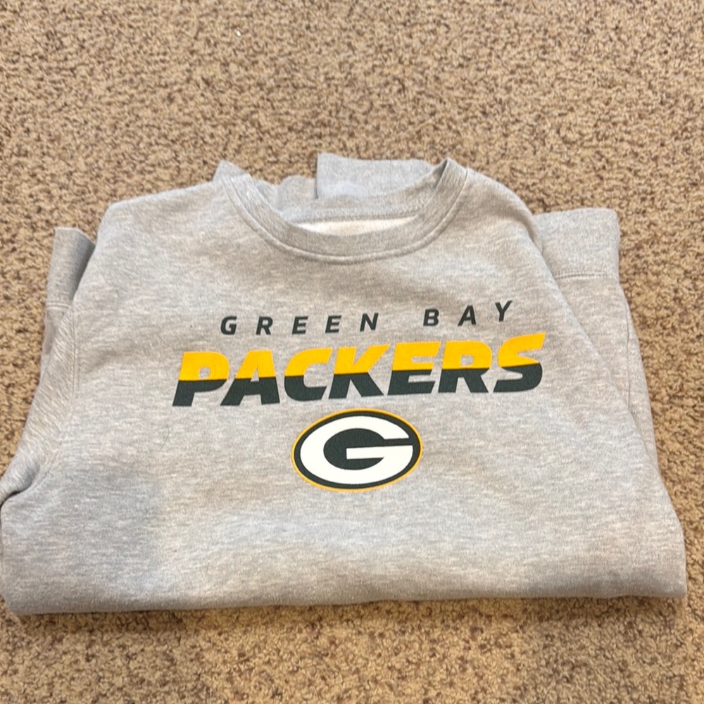 Green Bay Packers Gray Sweatshirt